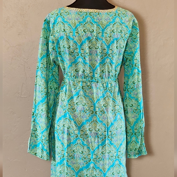 [Victoria's Secret] Floral Tunic/Cover-Up Cinched Tie Below Bust《M/L》 - Picture 4 of 16